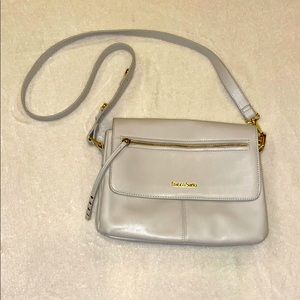 Franco Sarto White Crossbody Bag